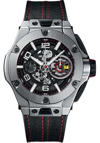 hublot ferrari unico titanium|hublot titanium watch.